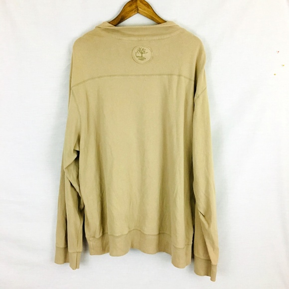 Timberland 1/4 Zip Mens Logo Pullover Sweater XXL - Picture 7 of 8